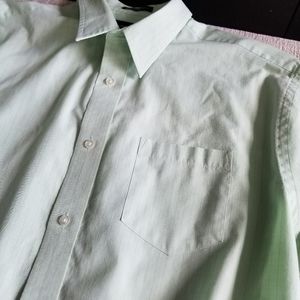 Men's Dress Shirt Mint Green XL